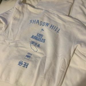 Shadow Hill White Hoodie